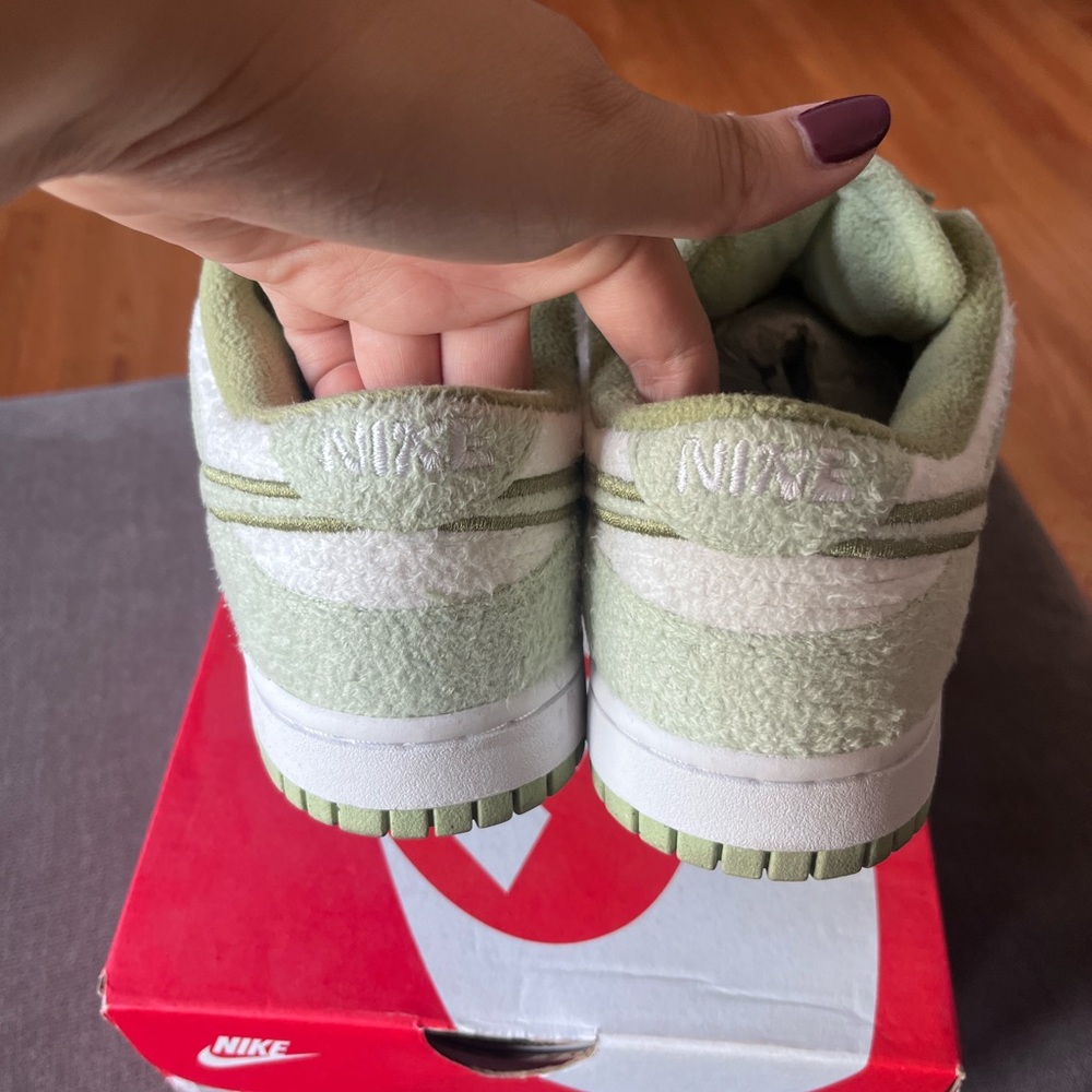 Nike Dunk Fleece Honeydew W Sz 8 - Picture 5 of 8